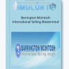 Barrington McIntosh International Selling Mastermind