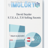 David Snyder S.T.E.A.L.T.H Selling Secrets