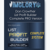 Don Crowther List Profit Builder Complete PRO Version