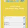 Jon Dykstra Blackroom Blog Profits
