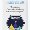 Leadpages - Conversion Marketing Certification Program