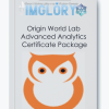 Origin World Lab Advanced Analytics Certificate Package