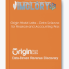 Origin World Labs Data Science for Finance and Accounting Pros