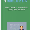 Marc Zwygart How to Build Quality PBN Backlinks
