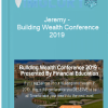 Jeremy – Building Wealth Conference 2019