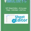 WP Sheet Editor All Access Pass Unlimited LifeTime