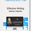Darius Foroux Effective Writing