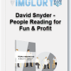 David Snyder People Reading for Fun Profit