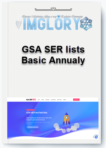GSA SER lists Basic Annualy
