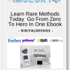 Learn Rare Methods Today ️ Go From Zero To Hero In One Ebook