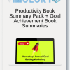 Productivity Book Summary Pack Goal Achievement Book Summaries