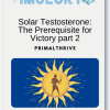 Solar Testosterone The Prerequisite for Victory part 2