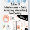 Editor X Masterclass – Build Amazing Websites No Coding