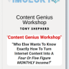 Tony Shepherd – Content Genius Workshop