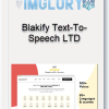Blakify Text To Speech