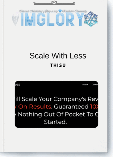Thisu – Scale With Less