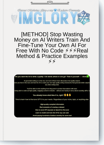 [METHOD] Stop Wasting Money on AI Writers Train And Fine-Tune Your Own AI For Free With No Code ⚡⚡⚡Real Method & Practice Examples ⚡⚡