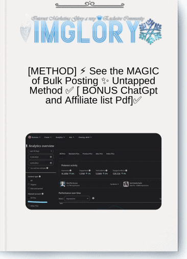 [METHOD] ⚡ See the MAGIC of Bulk Posting ✨ Untapped Method ✅ [ BONUS ChatGpt and Affiliate list Pdf]✅
