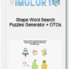 Shape Word Search Puzzles Generator OTOs
