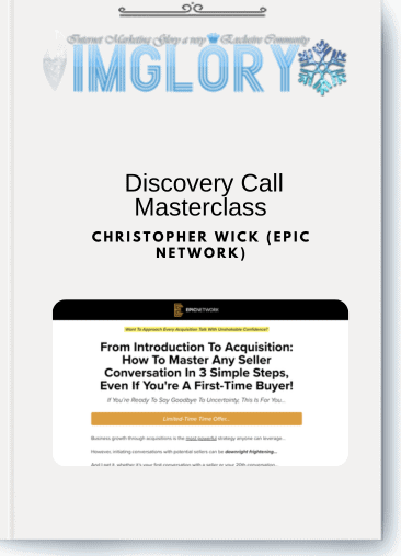 Christopher Wick (Epic Network) – Discovery Call Masterclass