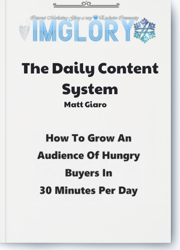 Matt Giaro – The Daily Content System