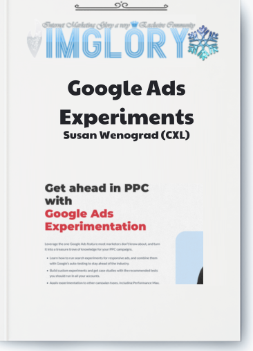 Susan Wenograd (CXL) – Google Ads Experiments
